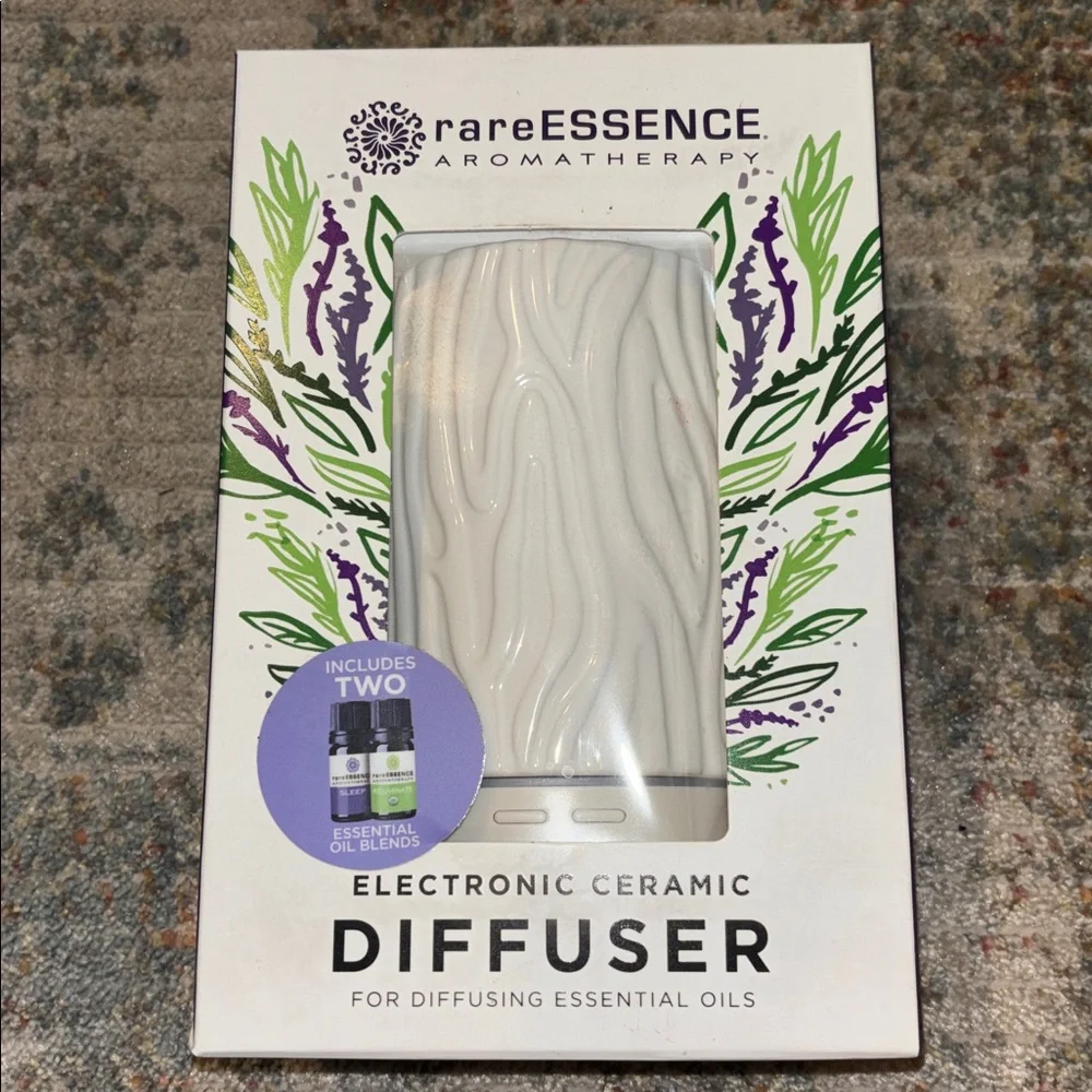 RARE Essence Aromatherapy electronic ceramic diffuser NWT